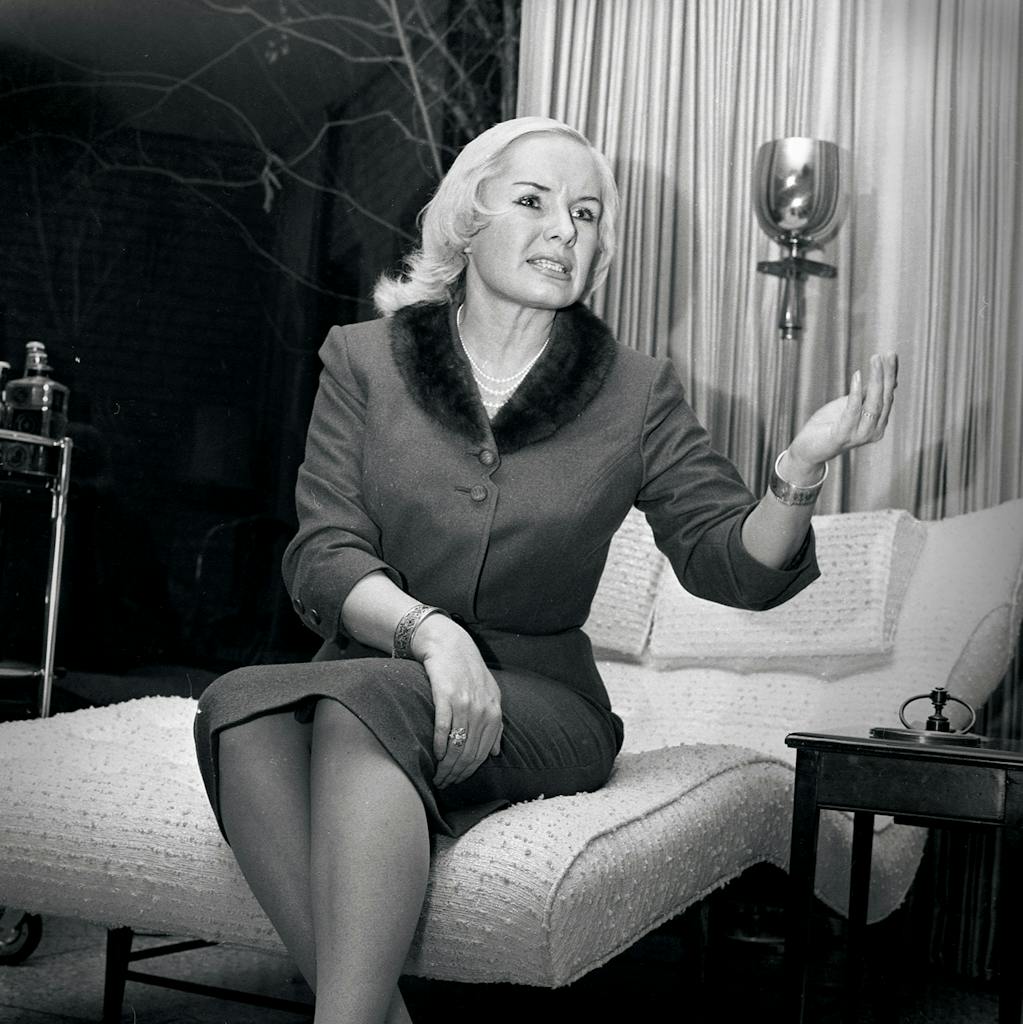 Candace at home in 1960.
