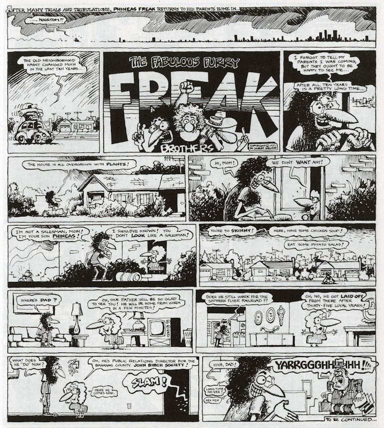 Skip ‘The Freak Brothers,’ and Read the Original Comics by Its Texan ...