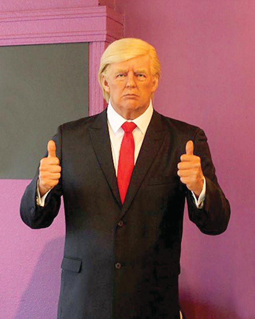 Donald Trump wax figure