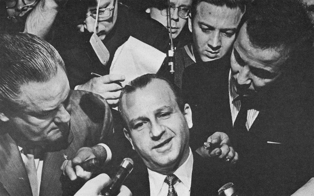 Jack Ruby answering questions pre-trial. 