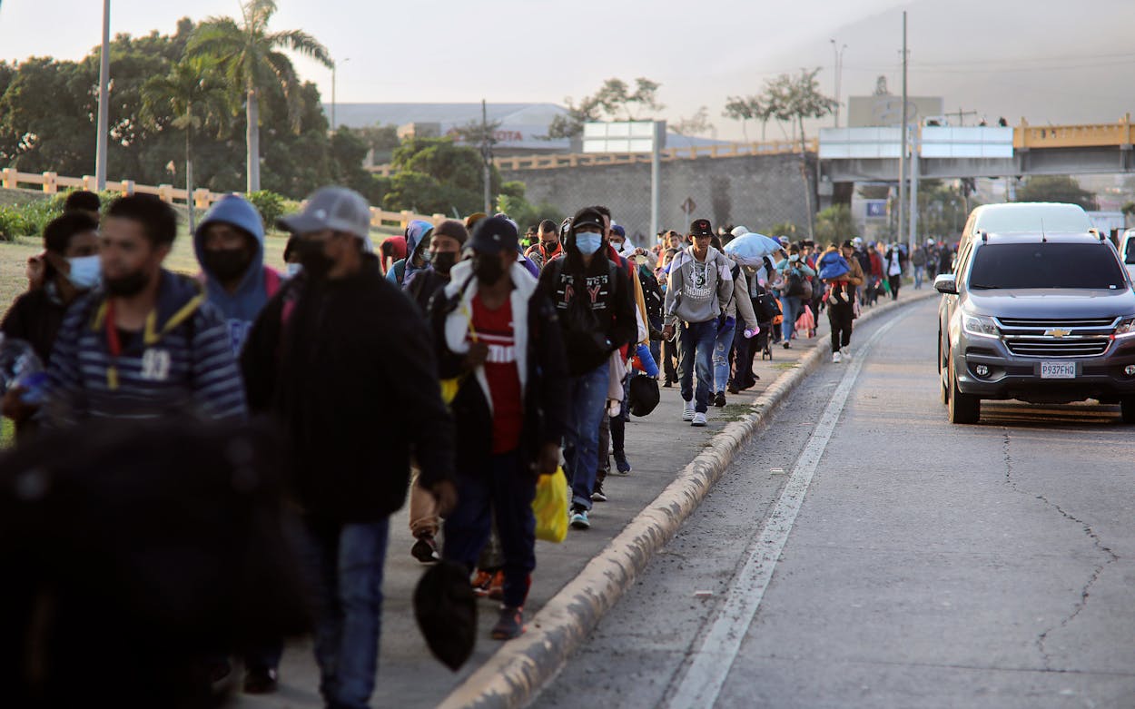 Migrant caravans op-ed