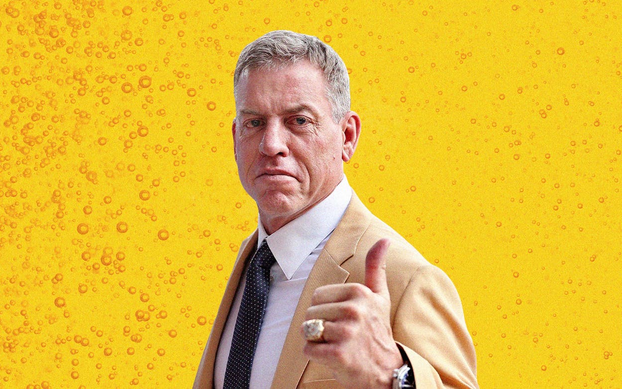 Troy Aikman Eight Beer