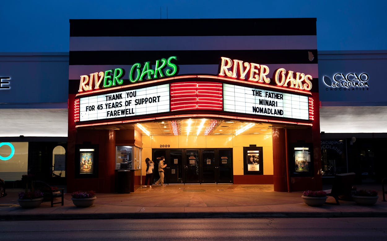 River Oaks Theatre has been saved