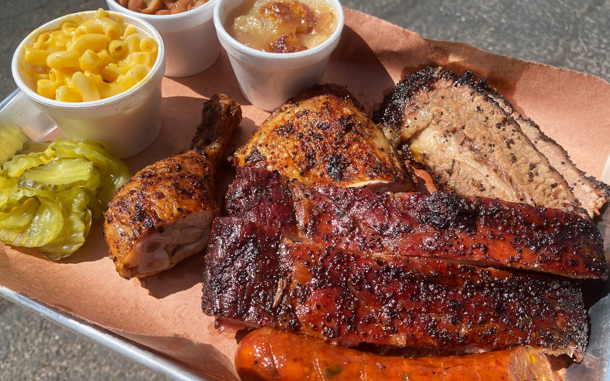 Brisket, ribs, and more from Brantley Creek BBQ Co. in Odessa.