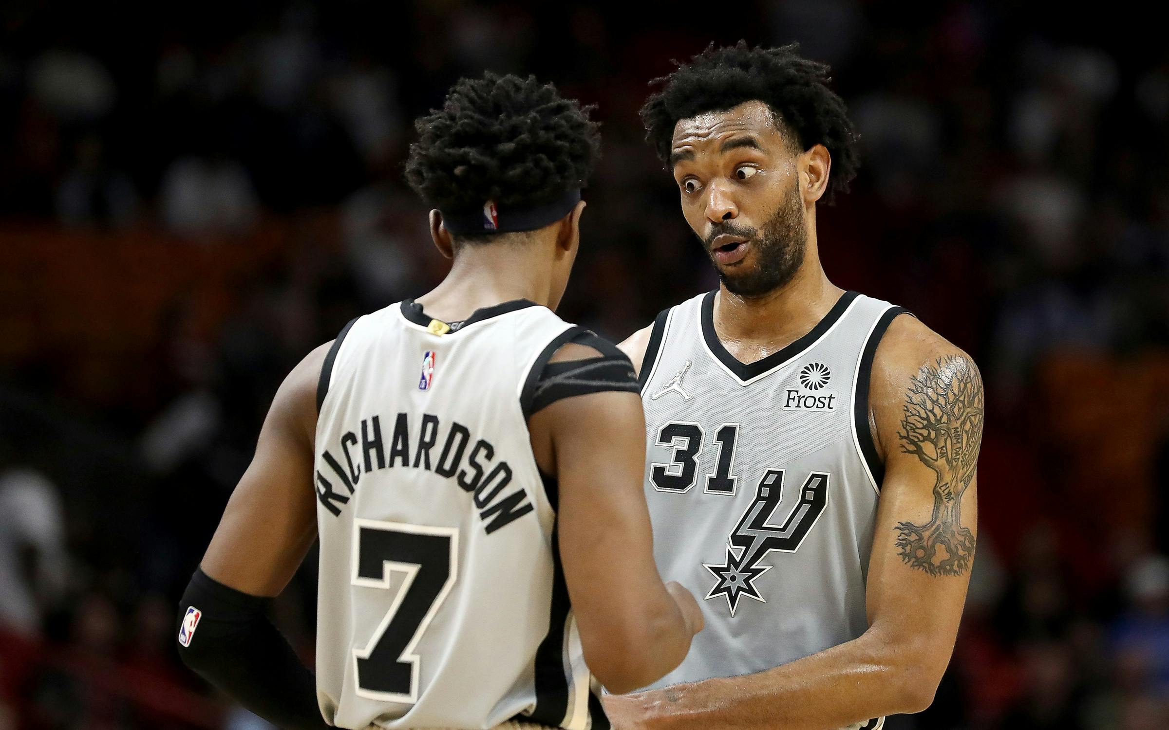 The San Antonio Spurs have some aging players, but have young talent, too