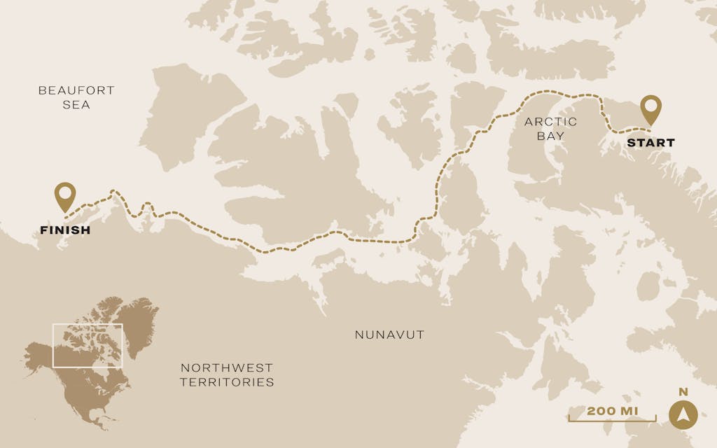 West Hansen endurance paddler Northwest Passage Route