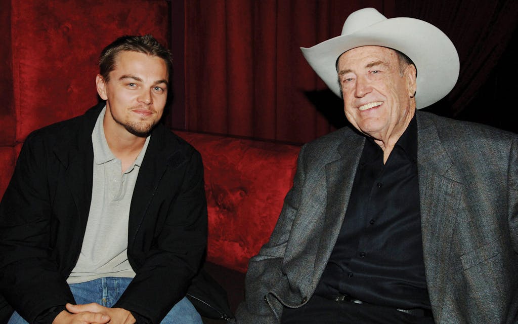 Brunson with Leonardo DiCaprio in Las Vegas in 2005.