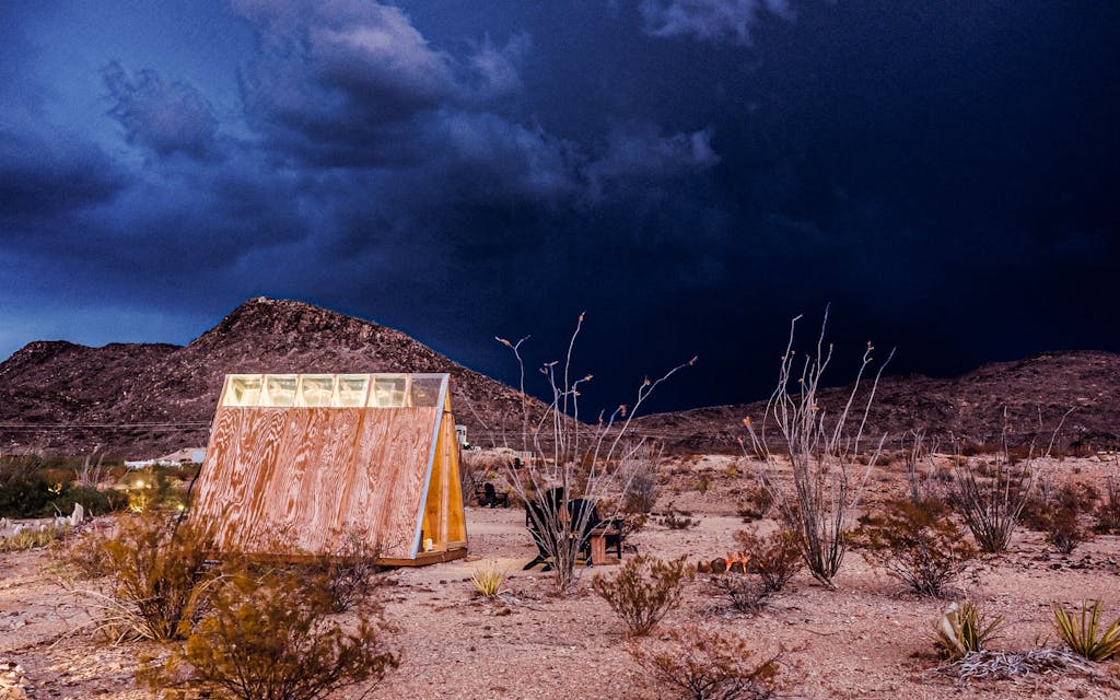 A storm rolls in over Terlingua on June 2, 2022.