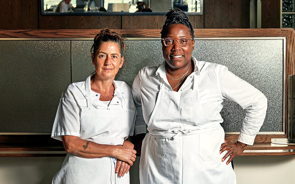 Chef de cuisine Kristine Kittrell and executive chef Mashama Bailey.