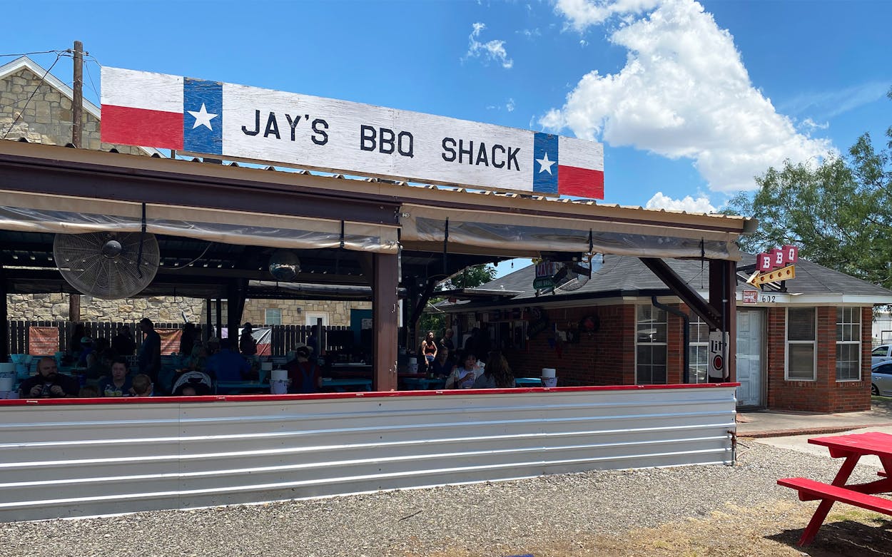 Jay's BBQ Shack in Abilene.