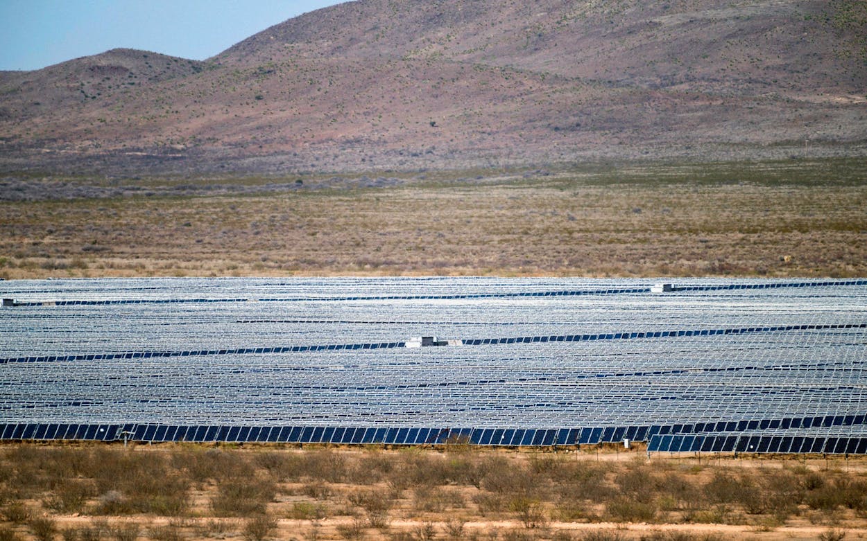 Solar power is saving the Texas grid