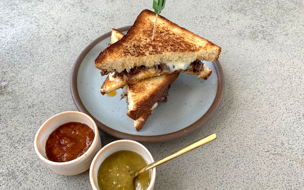 Mexican grilled cheese El Topo