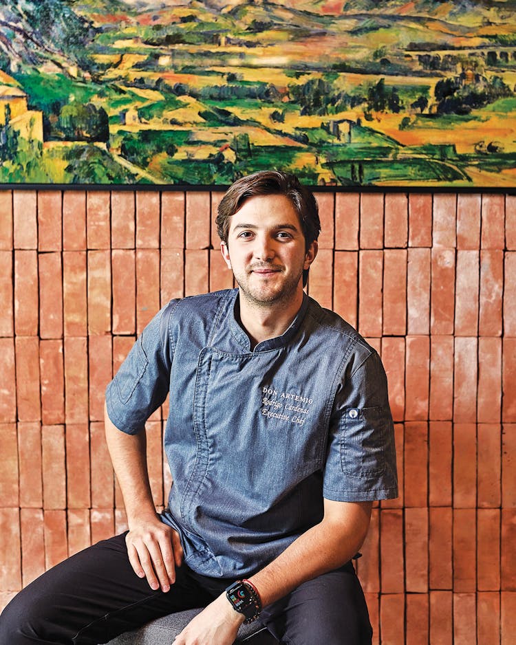 Juan Ramón’s son, chef Rodrigo Cárdenas.