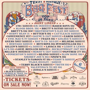 Top 50 Picnic Joint Lineup
