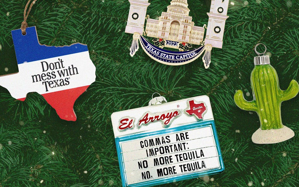 Texas Holiday Ornaments