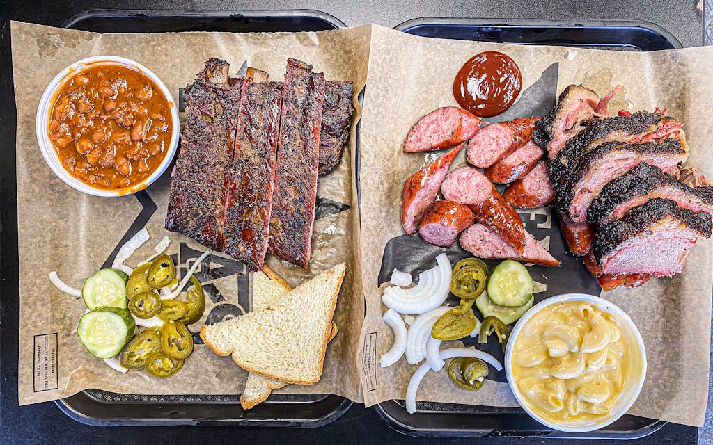 Kats-Barbecue-Santa-Fe-Texas-bbq-tray-brisket-sausage-ribs