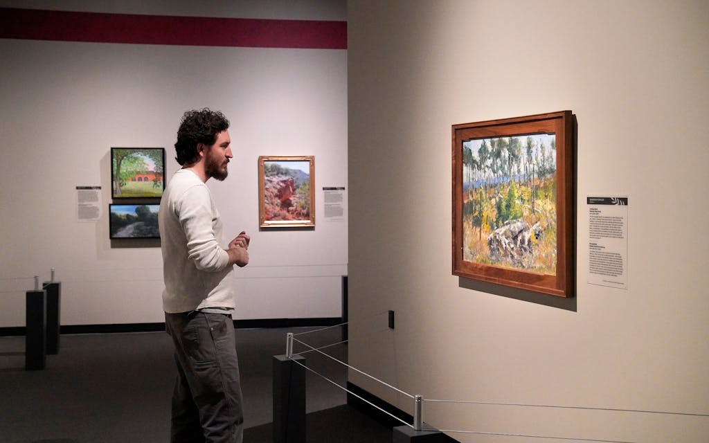 Art of Texas State Parks Exhibit at Bullock Museum