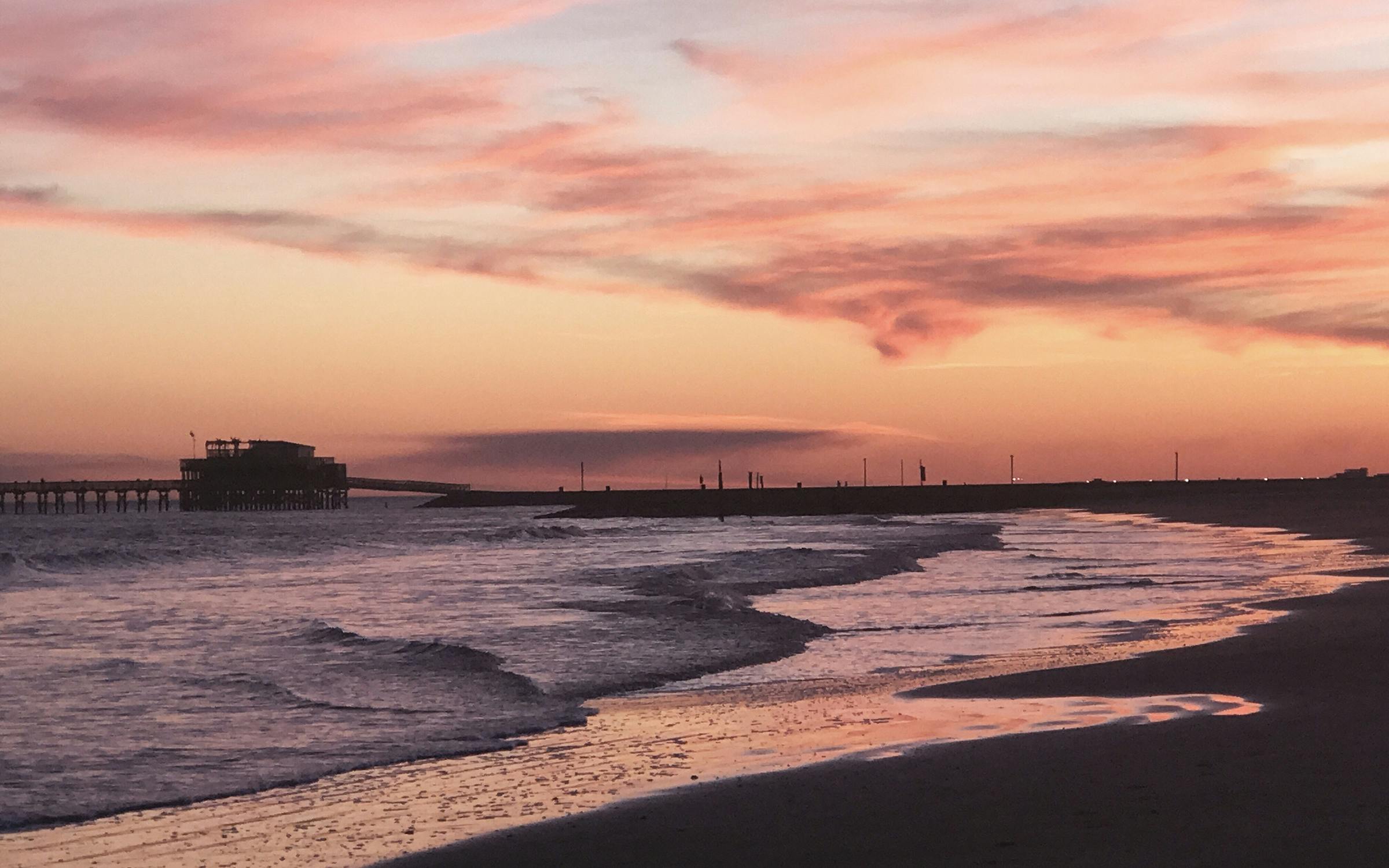 Texas Rocks Beach Galveston Texas Beach