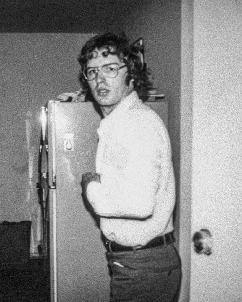 David Koresh at the Branch Davidians’ Mount Carmel compound, outside Waco, in 1981.