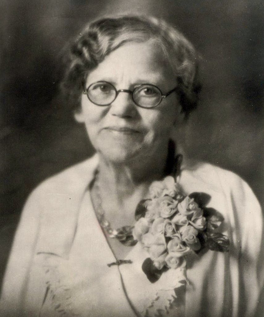 Photo of Florence Butt, whose grocery store in Kerrville in 1905 was the foundation of the HEB chain.
