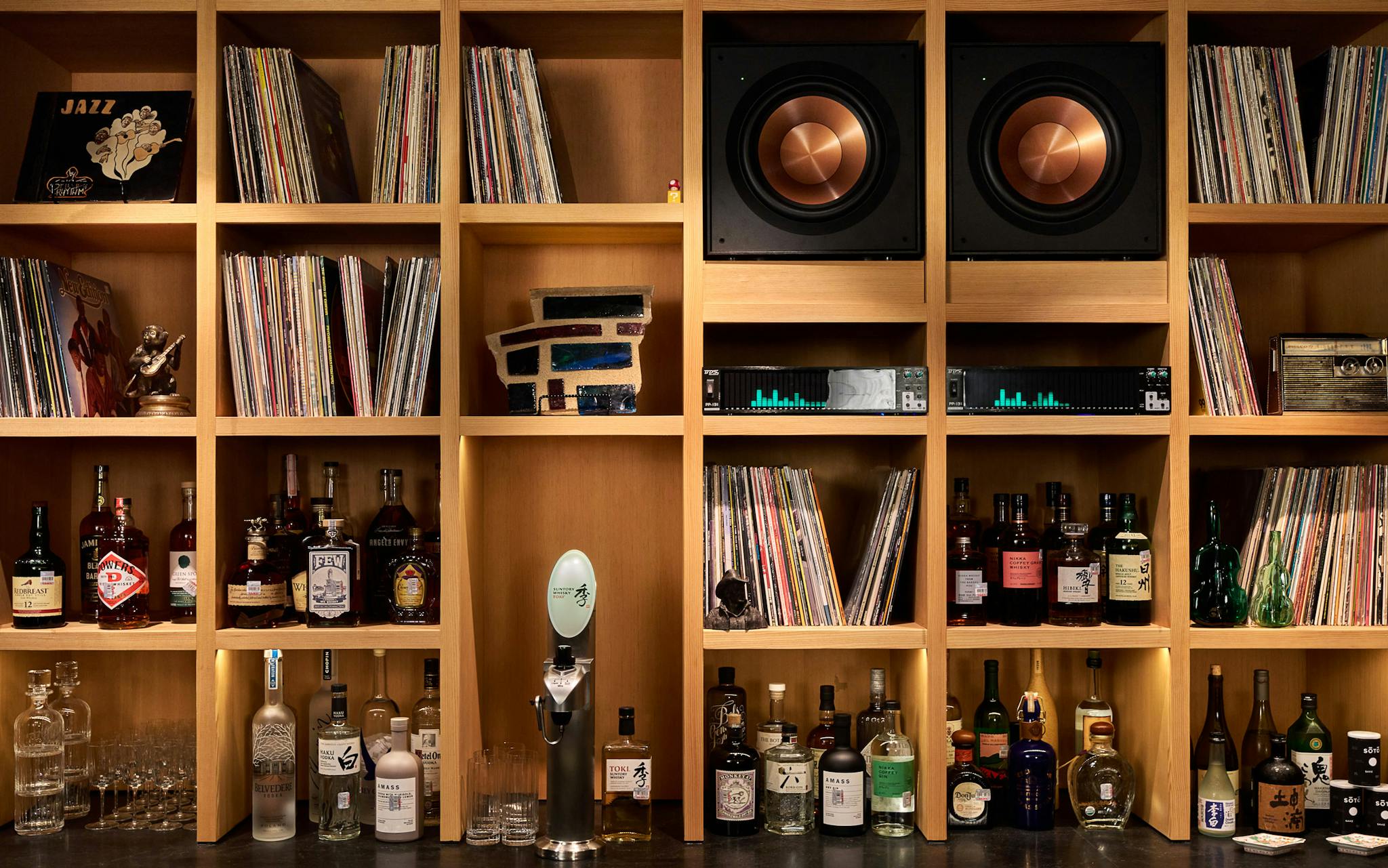 First Look at Equipment Room, a Vinyl Bar Inside the Hotel Magdalena