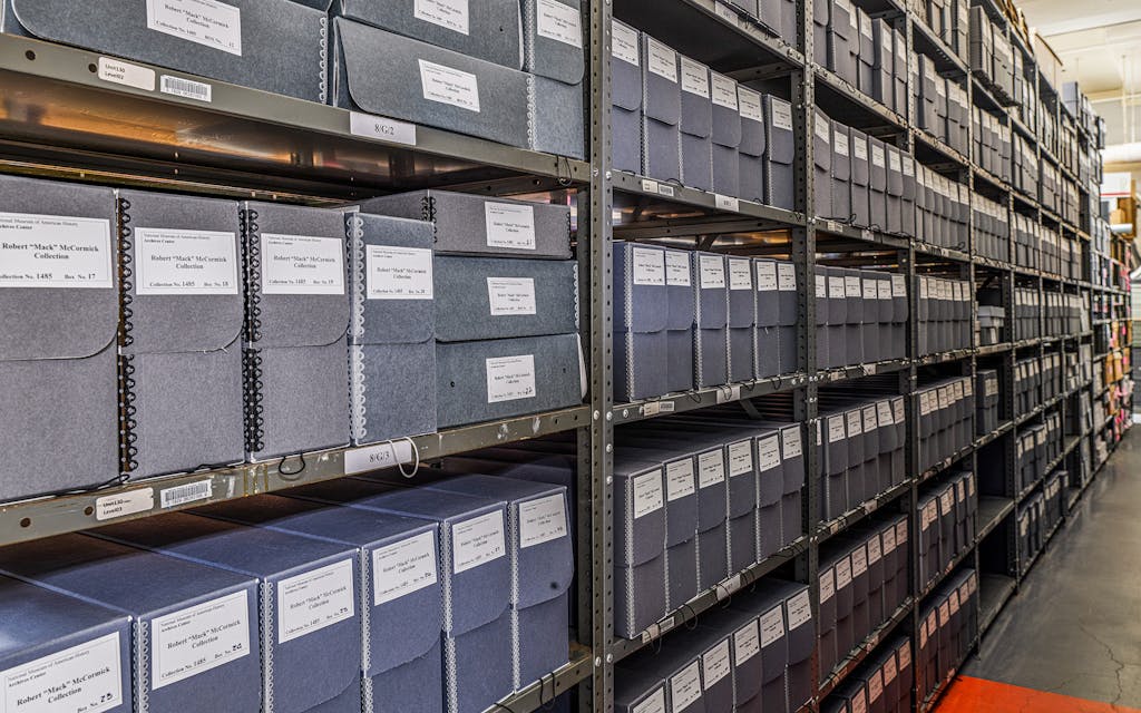 The Robert “Mack” McCormick Collection in the Archives Center at the Smithsonian National Museum of American History.