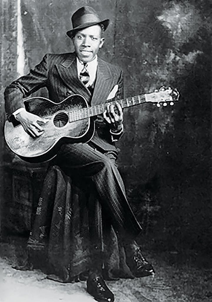Robert Johnson in Memphis, circa 1936.