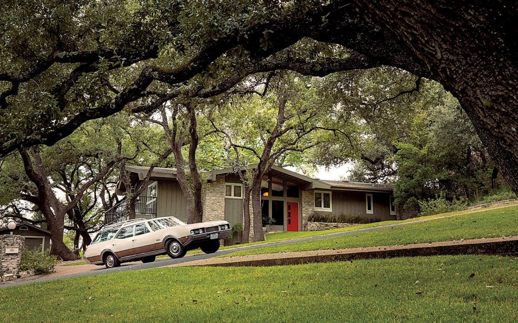 The station wagon belonging to Candy Montgomery (Elizabeth Olsen) outside the author’s home.