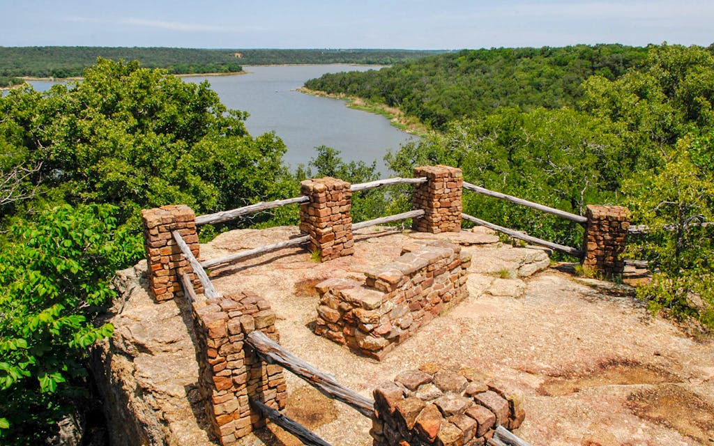 Lake Mineral Wells State Park.