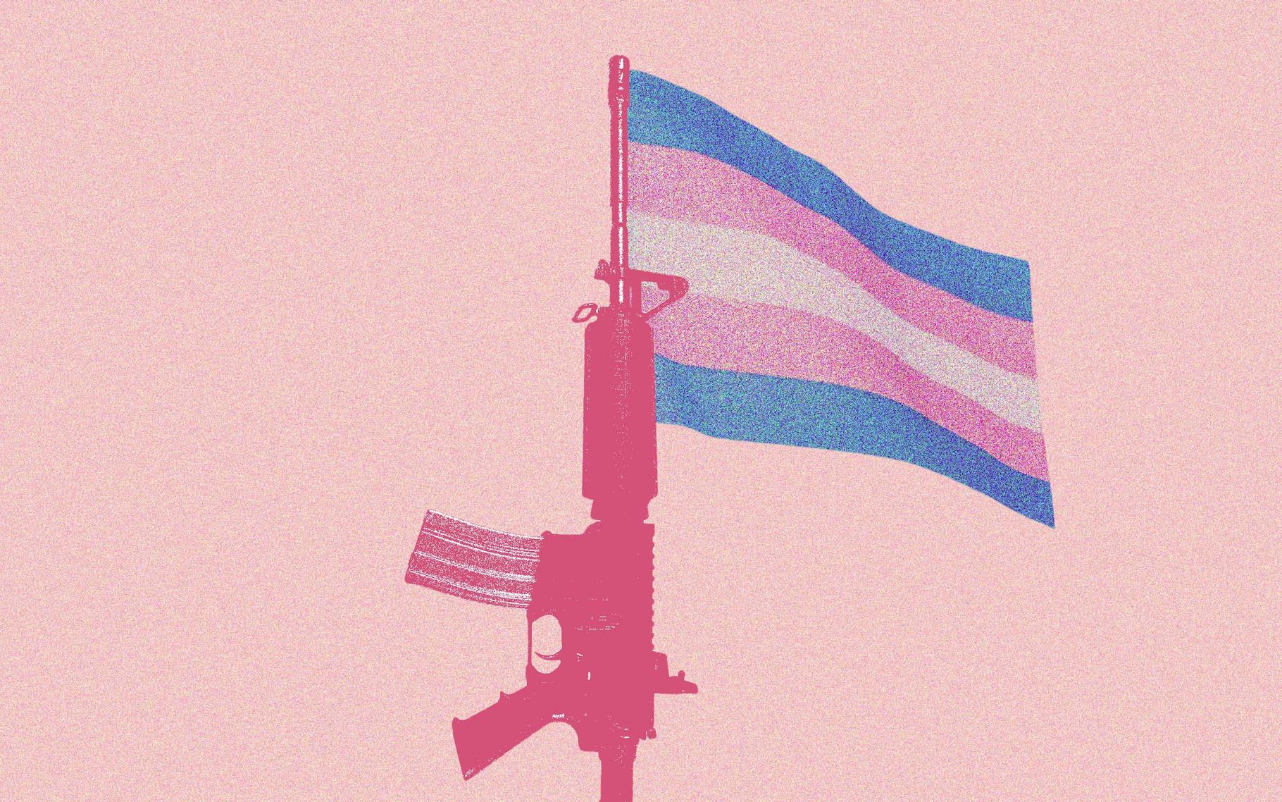Trans Colored Gun Some Transgender Texans Embrace Firearms for Self-defense