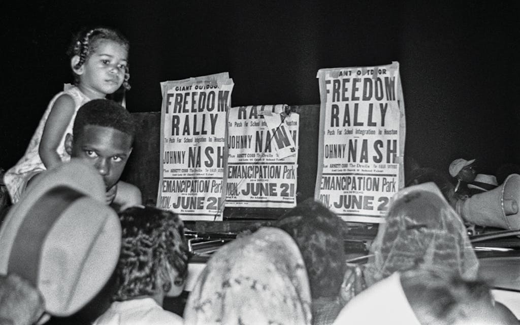 Civil rights rally at Emancipation Park on June 21, 1965.