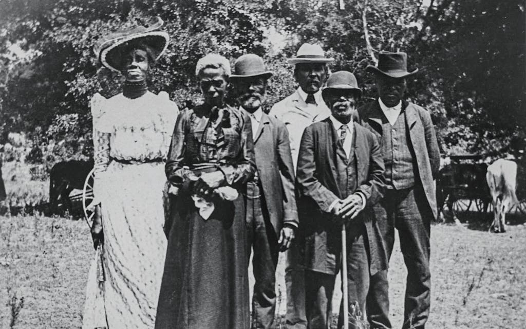 A Juneteenth celebration held in 1900 on East 24th Street, in Austin.