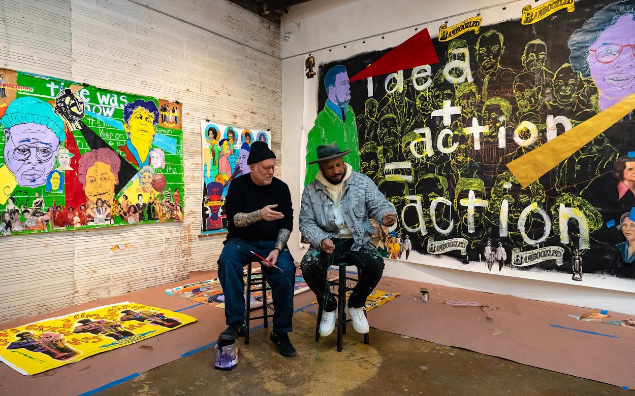 In Houston, a Basquiat and Warhol–Style Collab With a Texas Twist