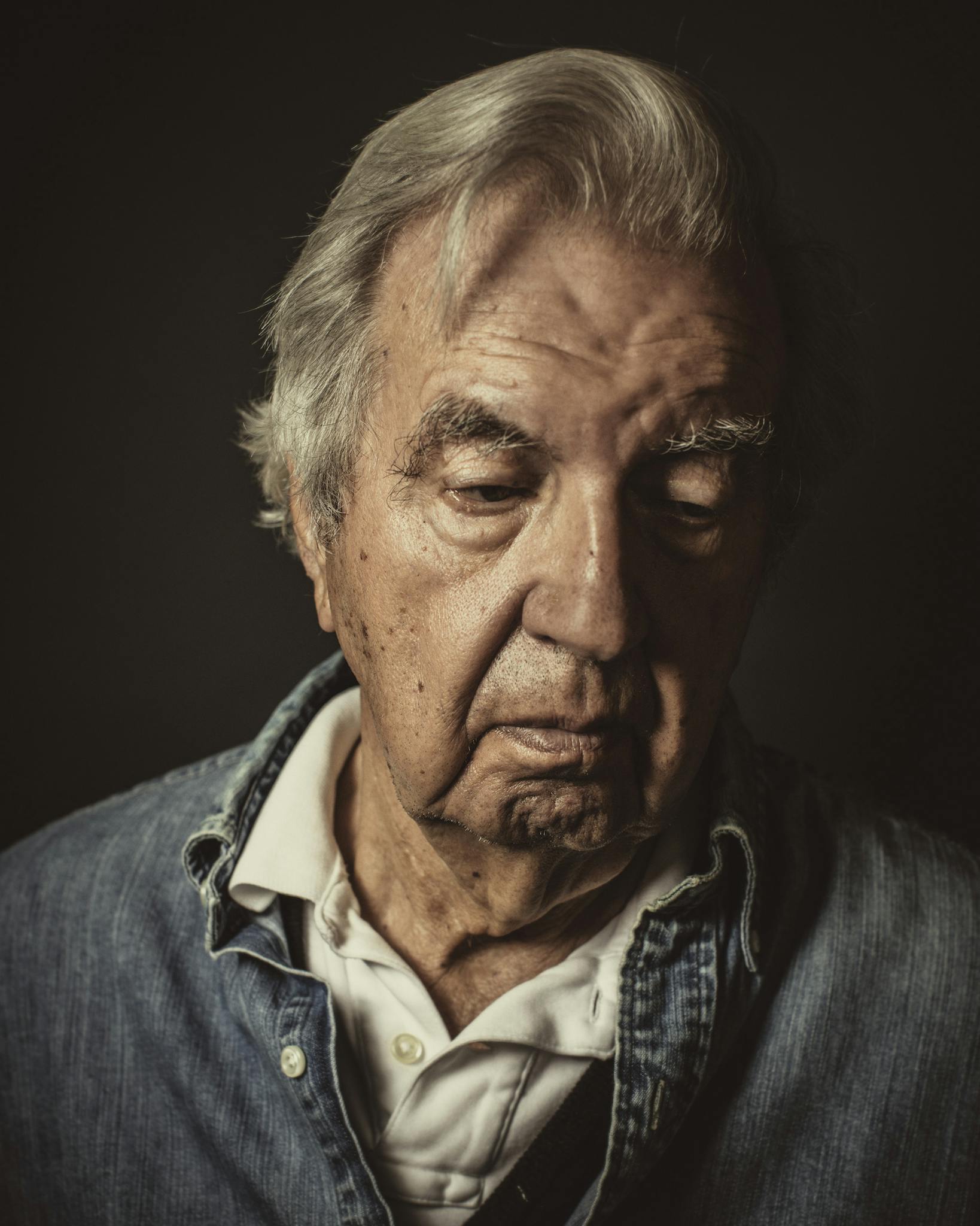 Larry McMurtry photographed in 2016.