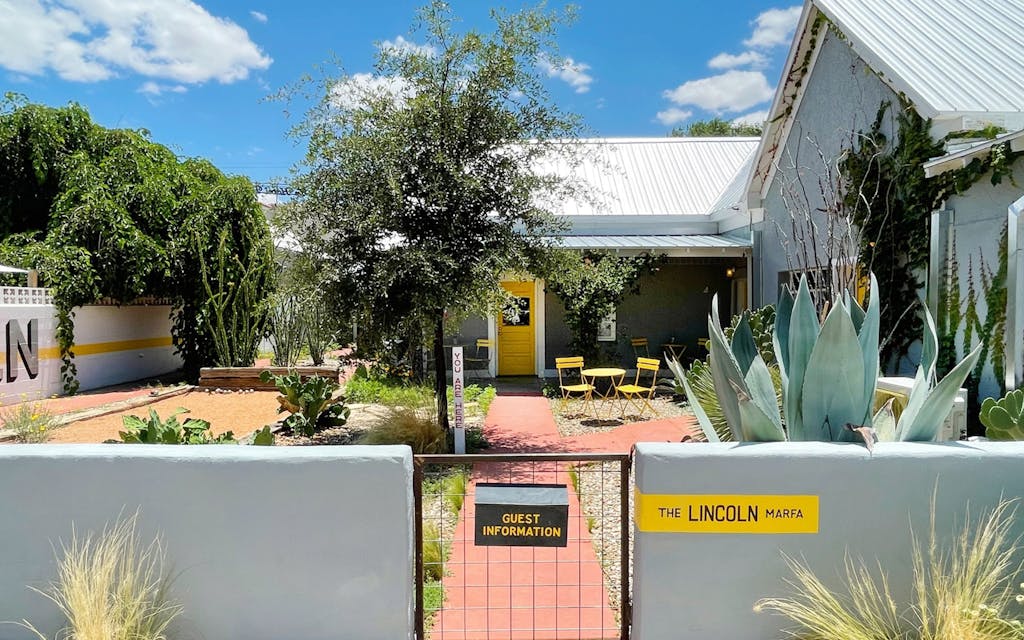 The Lincoln Marfa property.