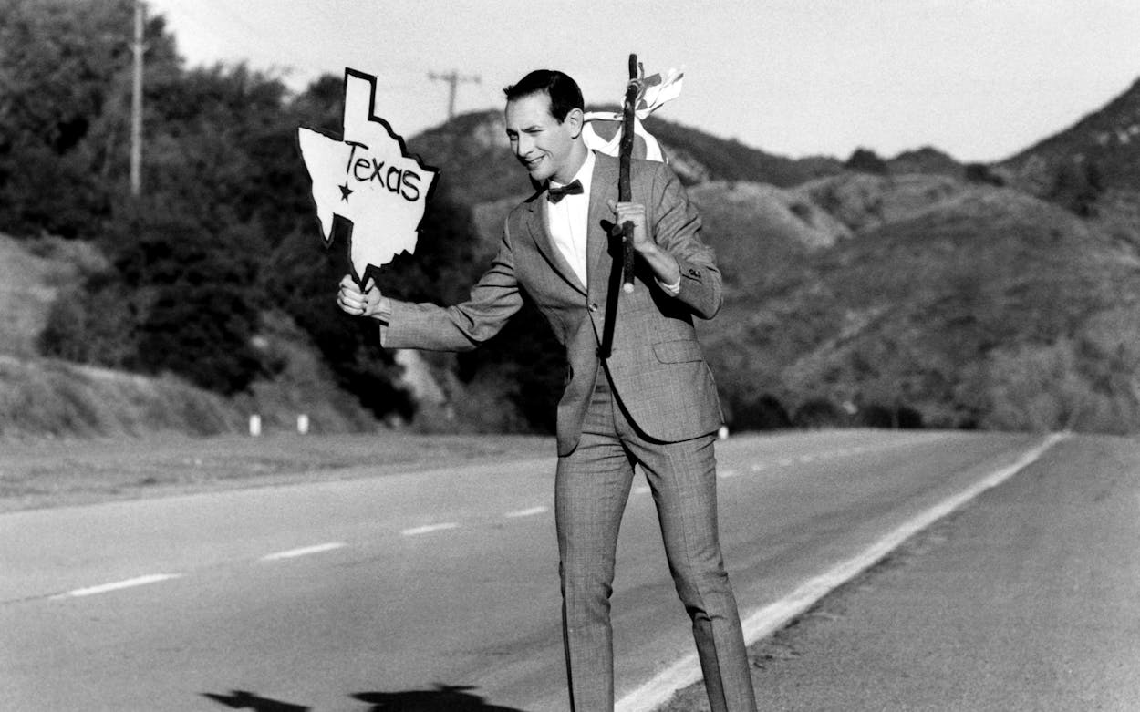 How Paul Reubens's Pee Wee Herman Defined Texas For Non-Texans