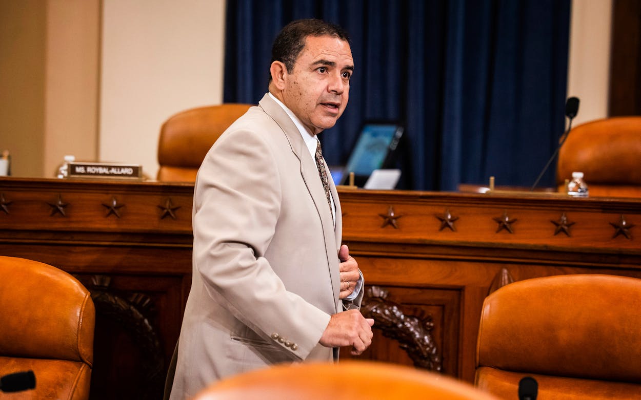 Rep. Henry Cuellar (D-Texas) attends a House Appropriations Committee markup on Capitol Hill June 28, 2022.