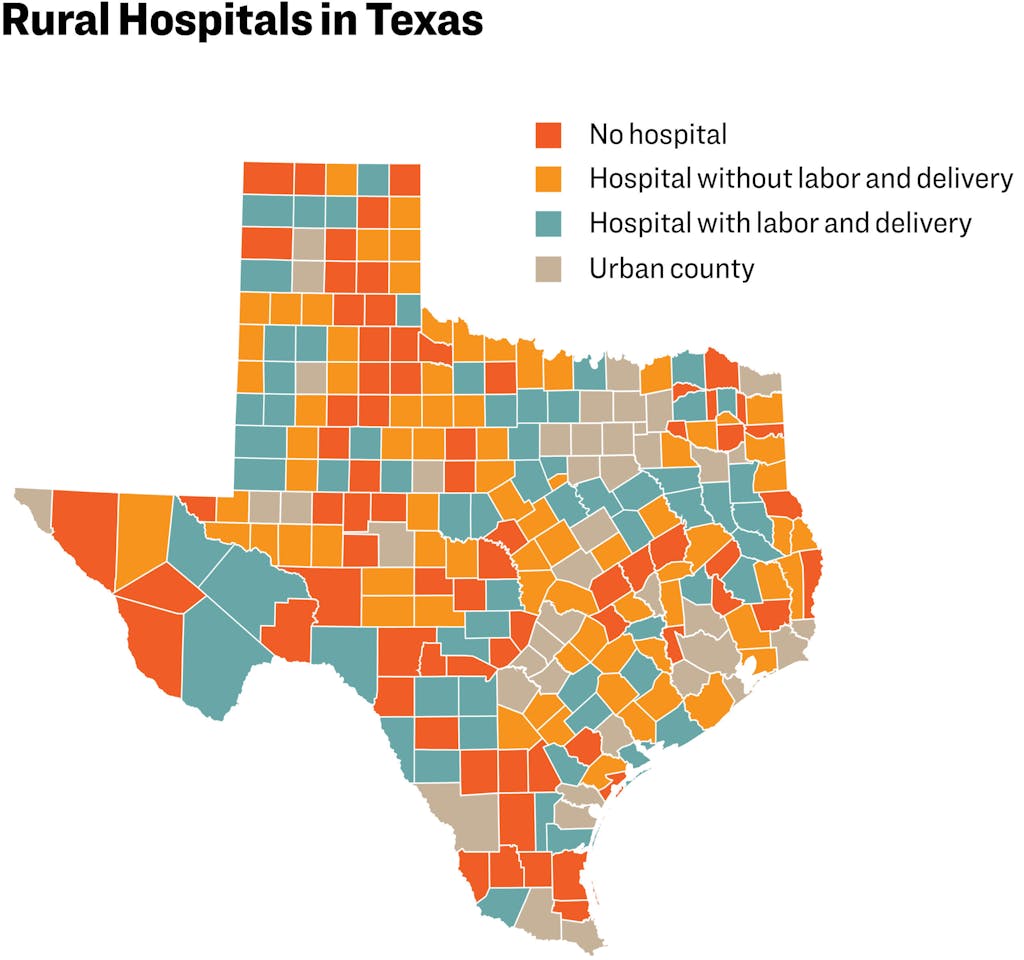 texas is number one in rural hospital closings