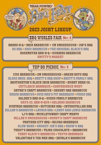 TM BBQ Fest 2023 Joint Lineup
