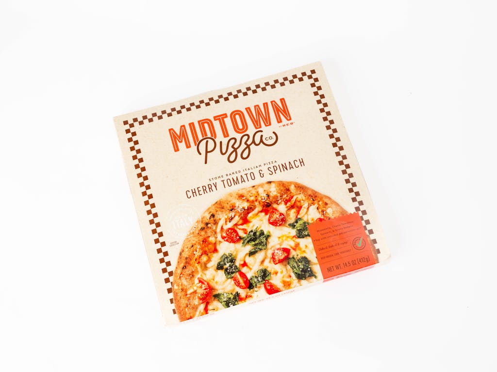 Box of Midtown Pizza by H-E-B