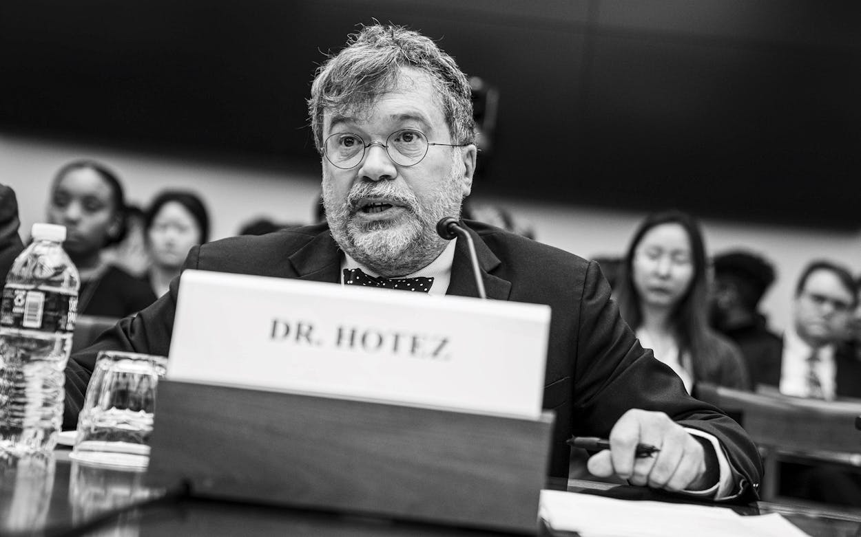 Dr. Peter Hotez speaks during a hearing on the coronavirus and infectious diseases in Washington, D.C., on March 5, 2020.