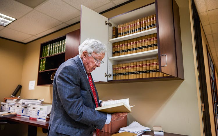 Karl Hoppess in his Houston office, on October 5.
