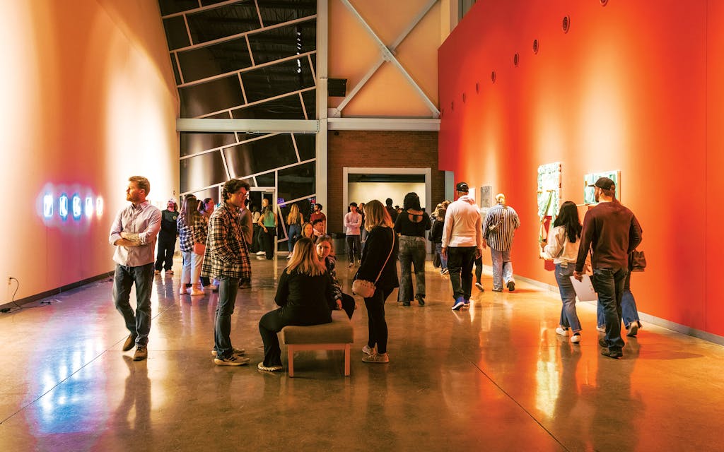 The Louise Hopkins Underwood Center for the Arts, a stop on Lubbock’s First Friday Art Trail, on November 3, 2023.