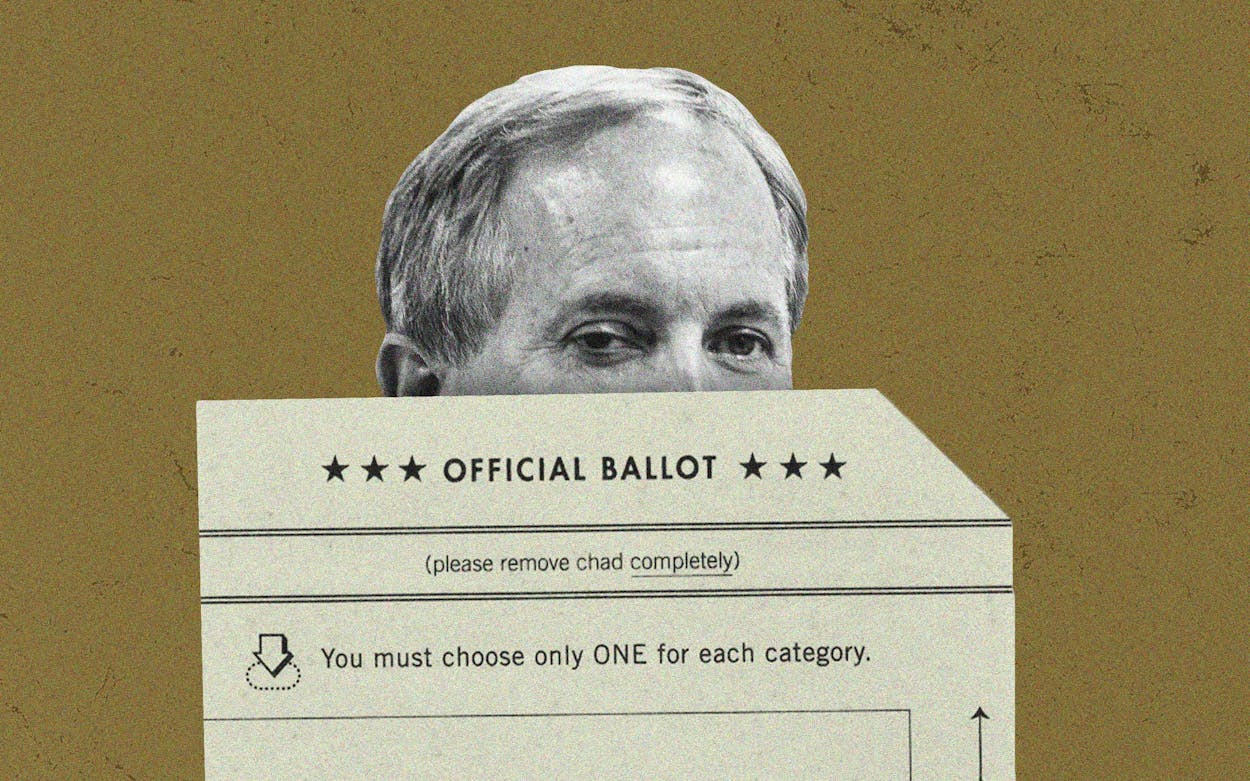 Ken Paxton Scored His His First Post-Impeachment Victory at the Ballot Box