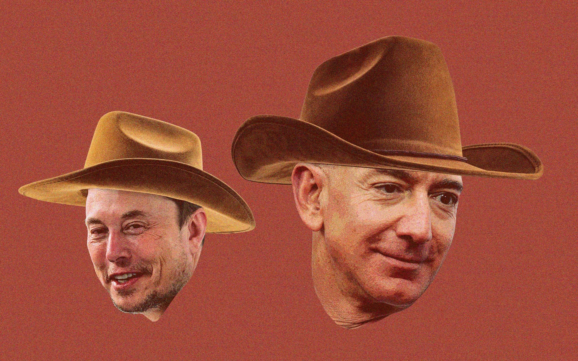 Why Jeff Bezos and Elon Musk Love Dressing Like Cartoon Cowboys