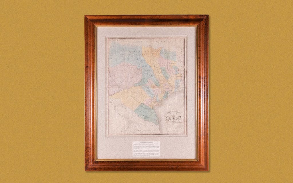 Texas History Auction: Stephen F. Austin. Genl. Austins Map of Texas with Parts of the Adjoining States.