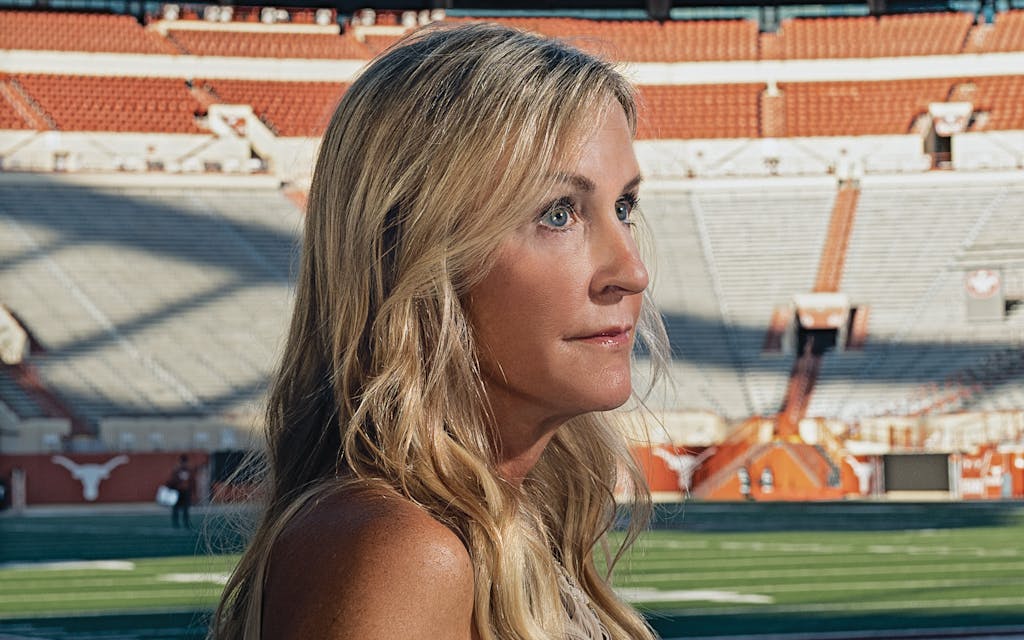 Jena Ehlinger at Darrell K Royal-Texas Memorial Stadium, in Austin, on November 17, 2023.