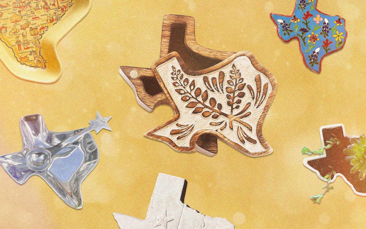Texas-shaped gifts