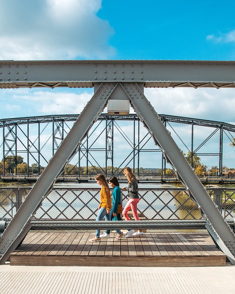 The Waco Suspension Bridge.