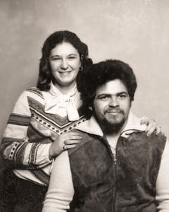 Carlos Jaile and Kim Spallone in 1979.